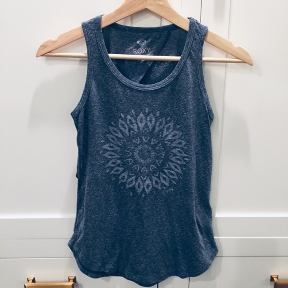 Roxy Tops - Roxy open back mandala tank top Roxy Tops - Roxy open back mandala tank top
